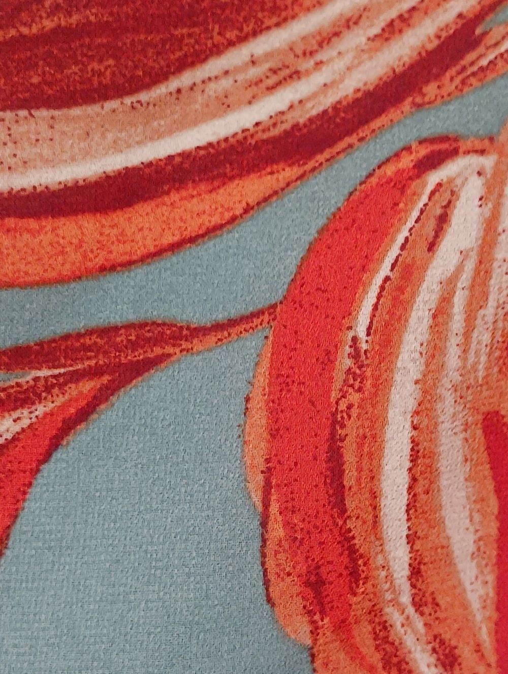 Blue Floral Wrap Dress -Teal Blue- with Tie Waist- Size Small & Medium- NWT - Picture 4 of 8